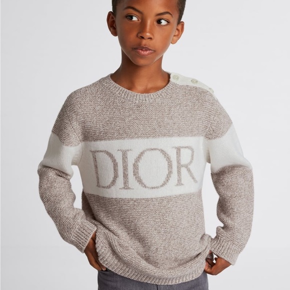 GORGEOUS CHRISTIAN DIOR Logo Cashmere Sweater - Picture 4 of 11